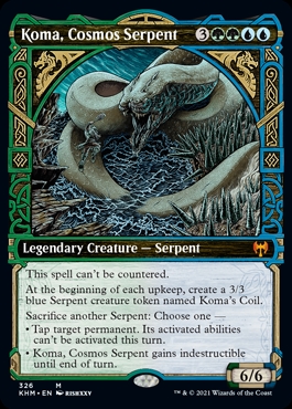 Koma, Cosmos Serpent Kaldheim Viking Frame